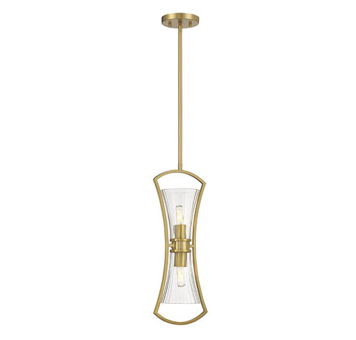 Savoy House - 7-9703-2-322 - Two Light Pendant - Bennington - Warm Brass