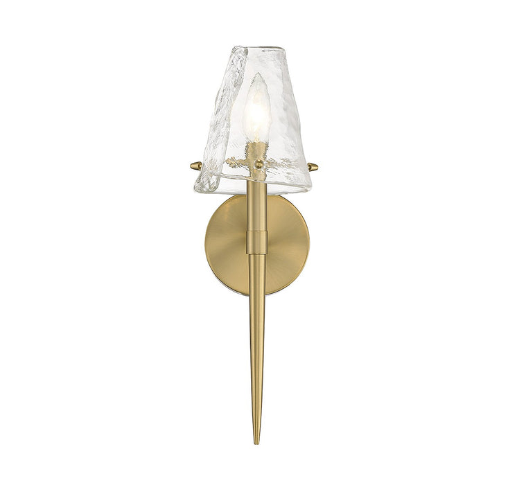 Savoy House - 9-2104-1-322 - One Light Wall Sconce - Shellbourne - Warm Brass