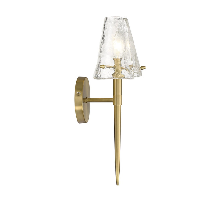 Savoy House - 9-2104-1-322 - One Light Wall Sconce - Shellbourne - Warm Brass