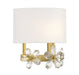 Savoy House - 9-4364-1-322 - One Light Wall Sconce - Dahlia - Warm Brass