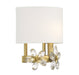 Savoy House - 9-4364-1-322 - One Light Wall Sconce - Dahlia - Warm Brass