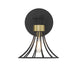 Savoy House - 9-6080-1-143 - One Light Wall Sconce - Breur - Matte Black with Warm Brass