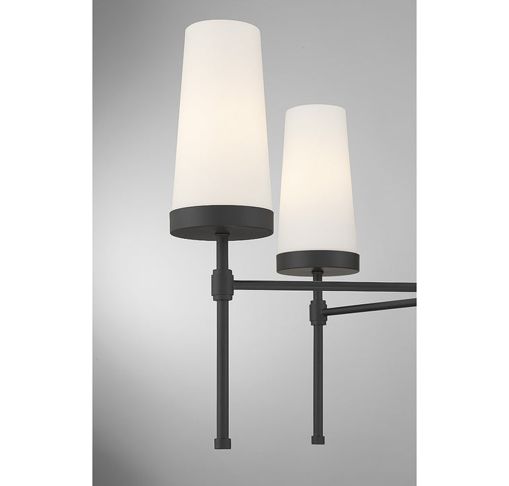 Savoy House - 1-2802-6-89 - Six Light Chandelier - Haynes - Matte Black