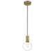 Savoy House - 7-3075-1-322 - One Light Mini Pendant - Wright - Warm Brass