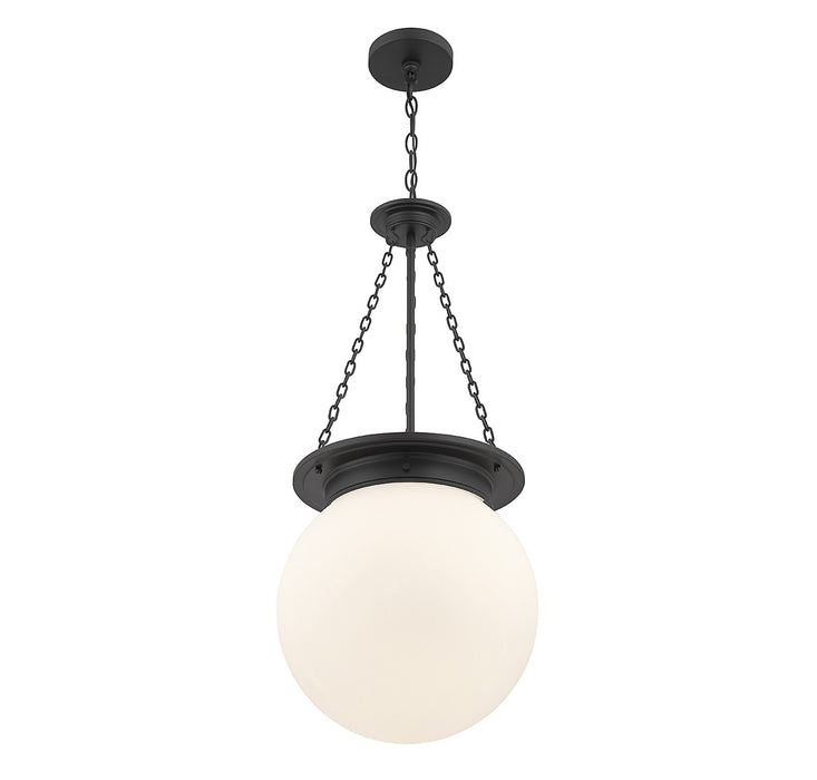 Savoy House - 7-3901-3-89 - Three Light Pendant - Manor - Matte Black