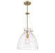 Savoy House - 7-7006-1-322 - One Light Pendant - Foster - Warm Brass