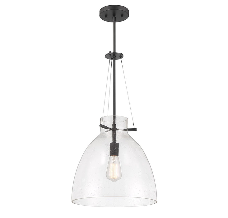 Savoy House - 7-7006-1-89 - One Light Pendant - Foster - Matte Black