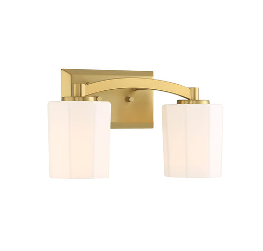 Savoy House - 8-7710-2-322 - Two Light Bathroom Vanity - Whitney - Warm Brass