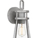 Quoizel - BAB8406ABA - One Light Outdoor Wall Mount - Barber - Antique Brushed Aluminum