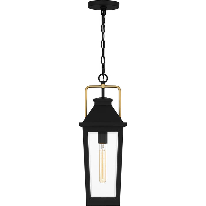 Quoizel - BUK1907MBK - One Light Outdoor Hanging Lantern - Buckley - Matte Black