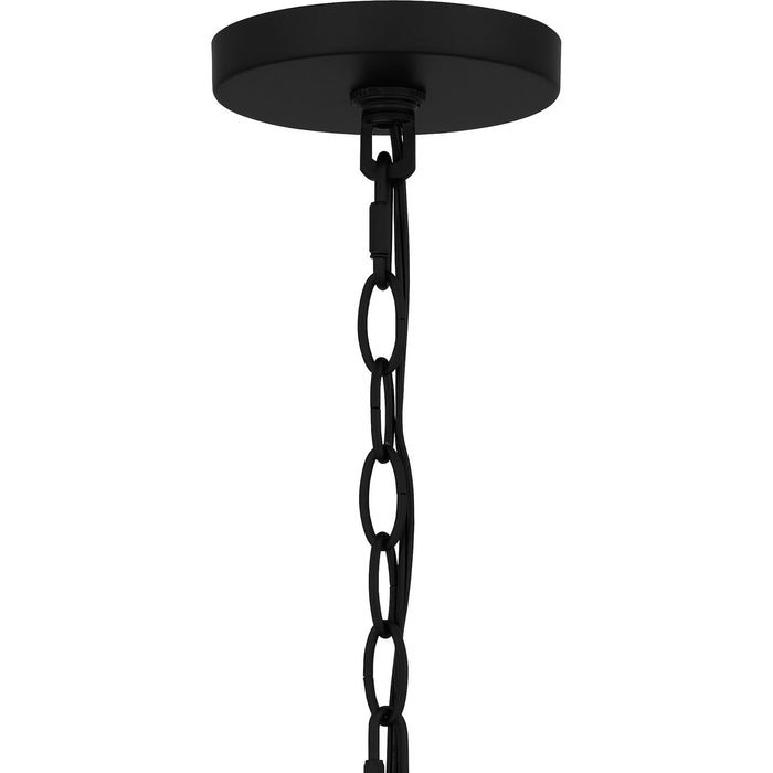 Quoizel - BUK1907MBK - One Light Outdoor Hanging Lantern - Buckley - Matte Black