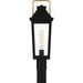 Quoizel - BUK9007MBK - One Light Outdoor Post Mount - Buckley - Matte Black