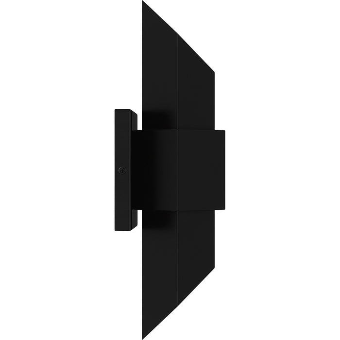 Quoizel - CHS8307MBKG - LED Outdoor Wall Mount - Chasm - Matte Black Gold