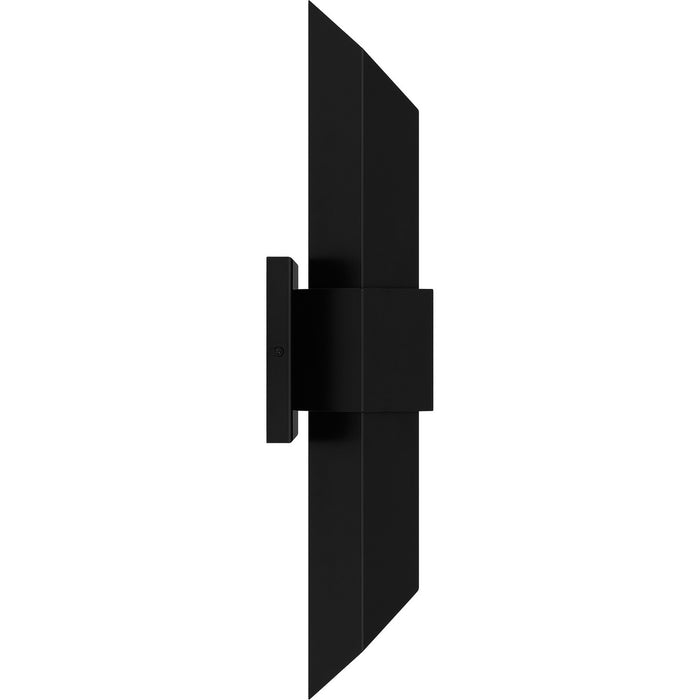 Quoizel - CHS8407MBKG - LED Outdoor Wall Mount - Chasm - Matte Black Gold