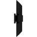 Quoizel - CHS8407MBKG - LED Outdoor Wall Mount - Chasm - Matte Black Gold