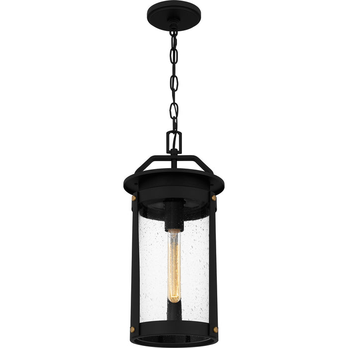 Quoizel - CLI1909EK - One Light Outdoor Hanging Lantern - Clifton - Earth Black