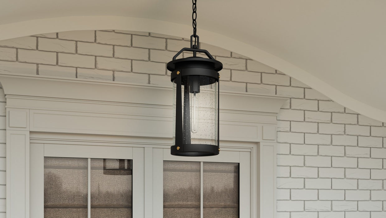 Quoizel - CLI1909EK - One Light Outdoor Hanging Lantern - Clifton - Earth Black