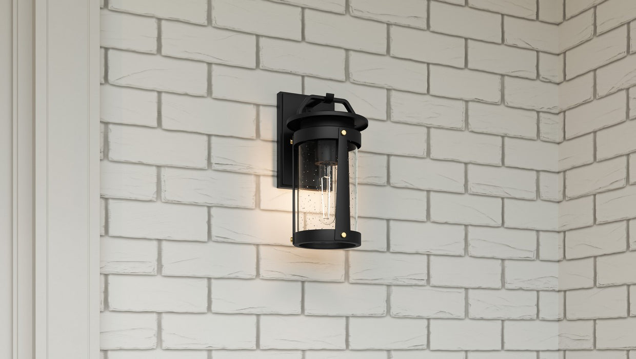 Quoizel - CLI8406EK - One Light Outdoor Wall Mount - Clifton - Earth Black