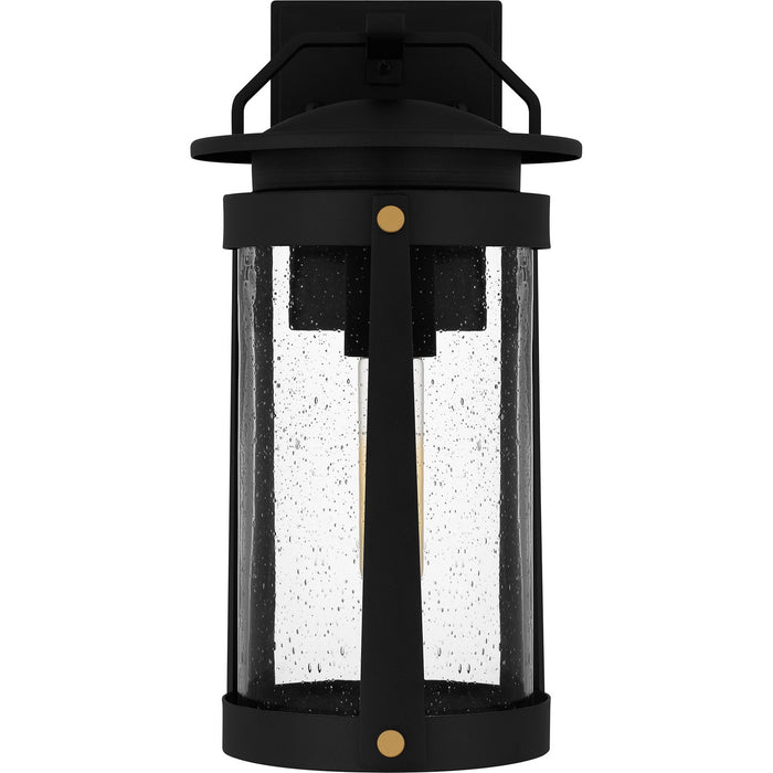 Quoizel - CLI8407EK - One Light Outdoor Wall Mount - Clifton - Earth Black