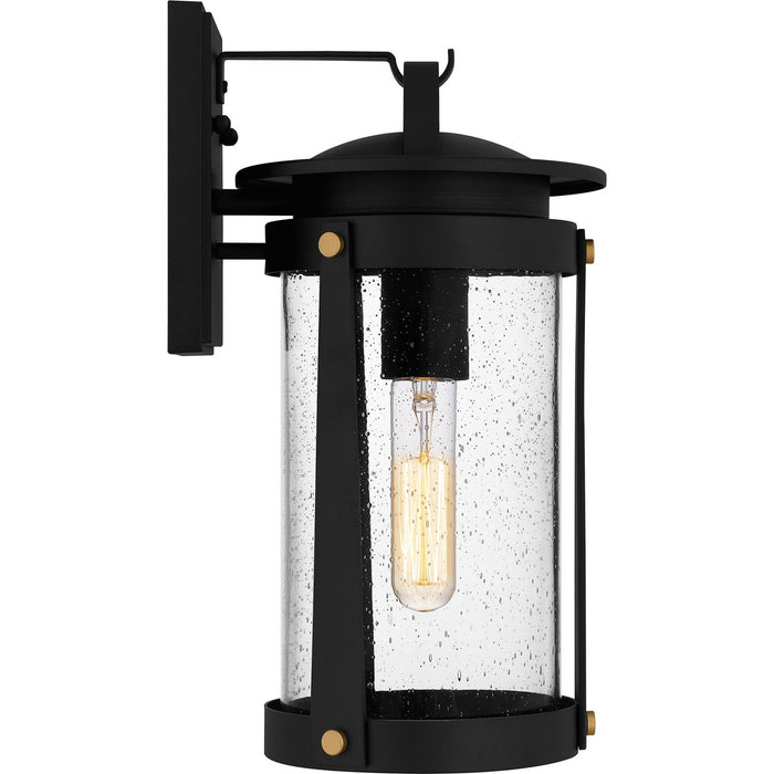 Quoizel - CLI8407EK - One Light Outdoor Wall Mount - Clifton - Earth Black