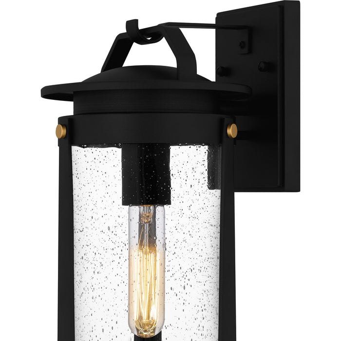 Quoizel - CLI8407EK - One Light Outdoor Wall Mount - Clifton - Earth Black