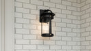 Quoizel - CLI8407EK - One Light Outdoor Wall Mount - Clifton - Earth Black