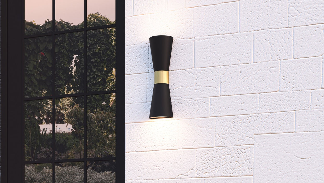 Quoizel - DEX8407MBK - LED Outdoor Wall Mount - Dexter - Matte Black