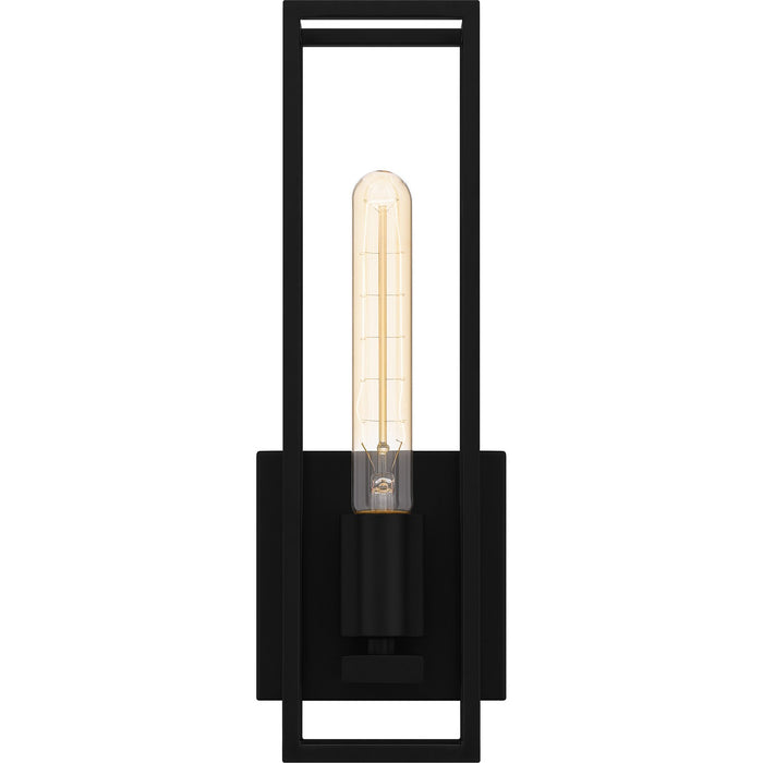 Quoizel - LGN8605MBK - One Light Wall Sconce - Leighton - Matte Black