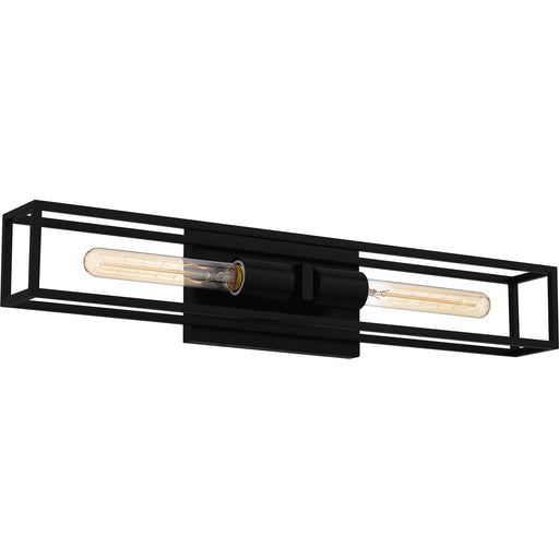 Quoizel - LGN8624MBK - Two Light Bath - Leighton - Matte Black