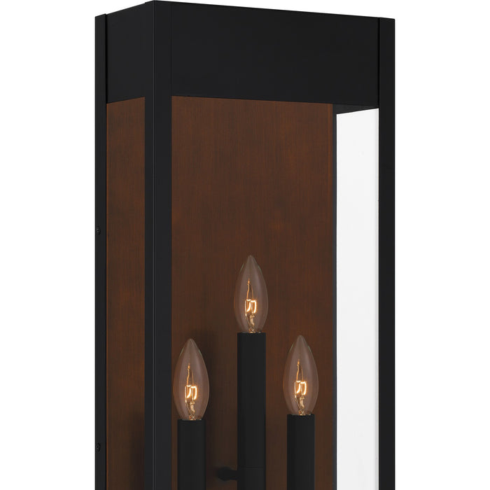 Quoizel - MAE8410MBK - Three Light Outdoor Wall Mount - Maren - Matte Black