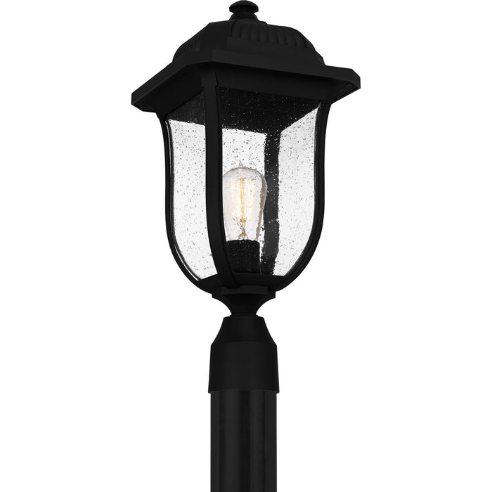 Quoizel - MUL9009MBK - One Light Outdoor Post Mount - Mulberry - Matte Black