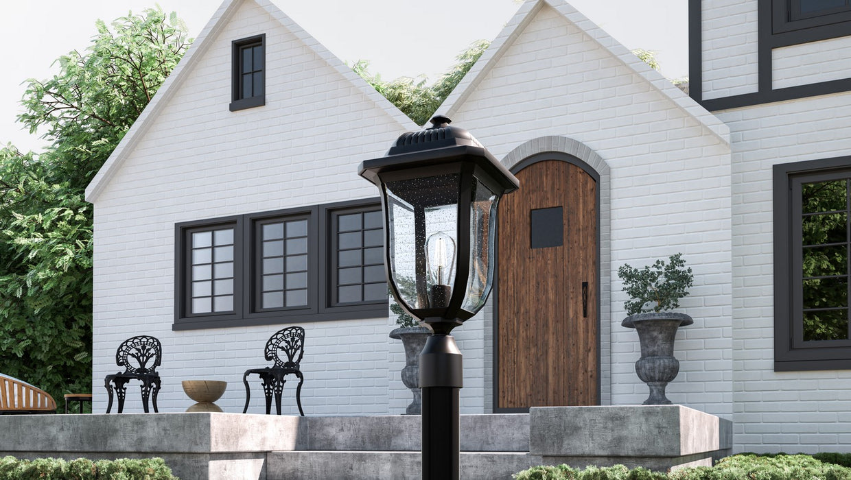 Quoizel - MUL9009MBK - One Light Outdoor Post Mount - Mulberry - Matte Black