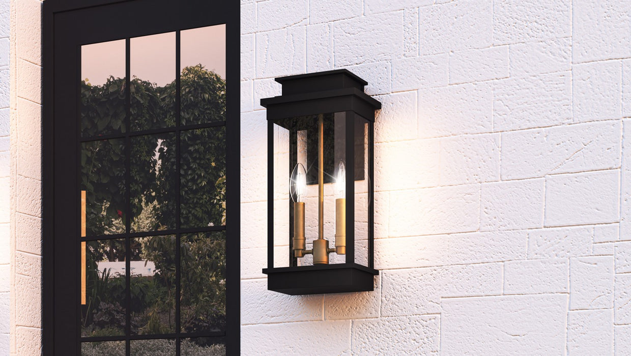 Quoizel - NOE8409MBK - Two Light Outdoor Wall Mount - Noelle - Matte Black