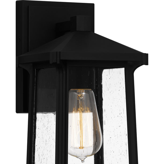 Quoizel - SAT8406MBK - One Light Outdoor Wall Mount - Satterfield - Matte Black