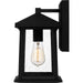 Quoizel - SAT8407MBK - One Light Outdoor Wall Mount - Satterfield - Matte Black