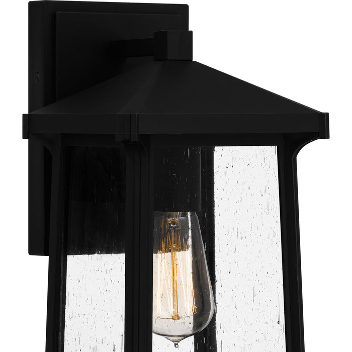 Quoizel - SAT8407MBK - One Light Outdoor Wall Mount - Satterfield - Matte Black