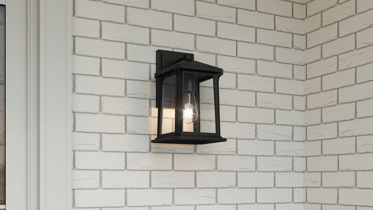 Quoizel - SAT8407MBK - One Light Outdoor Wall Mount - Satterfield - Matte Black