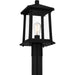 Quoizel - SAT9009MBK - One Light Outdoor Post Mount - Satterfield - Matte Black