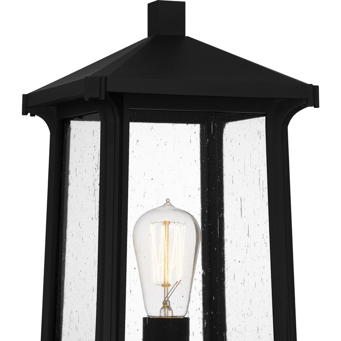 Quoizel - SAT9009MBK - One Light Outdoor Post Mount - Satterfield - Matte Black