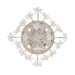 Varaluz - 378S04GDAR - Four Light Semi-Flush Mount - Wildflower - Gold Dust/Artifact