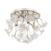 Varaluz - 378S04GDAR - Four Light Semi-Flush Mount - Wildflower - Gold Dust/Artifact