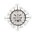 Varaluz - 378S04MB - Four Light Semi-Flush Mount - Wildflower - Matte Black