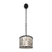 Varaluz - 381N06MBAR - Six Light Linear Pendant - Scribble - Matte Black/Artifact