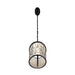 Varaluz - 381N06MBAR - Six Light Linear Pendant - Scribble - Matte Black/Artifact