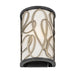 Varaluz - 381W01MBAR - One Light Wall Sconce - Scribble - Matte Black/Artifact