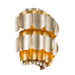 Varaluz - 382W01AGGD - One Light Wall Sconce - Swoon - Antique Gold/Gold Dust