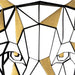 Varaluz - 425WA83 - Wall Art - Geometric Animal Kingdom - Matte Black/Antique Gold Leaf