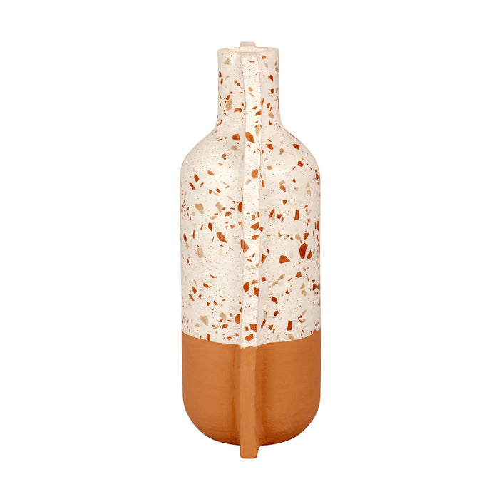 Varaluz - 445VA09D - Vase - Urbino - White Terrazzo/Terracotta