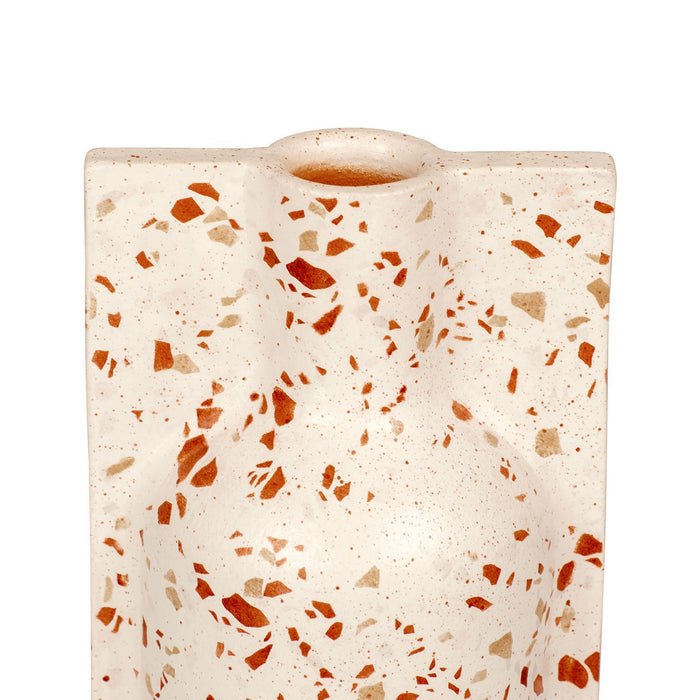 Varaluz - 445VA09D - Vase - Urbino - White Terrazzo/Terracotta