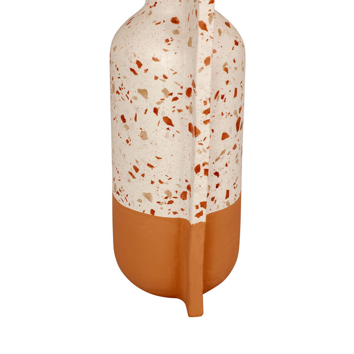 Varaluz - 445VA09D - Vase - Urbino - White Terrazzo/Terracotta